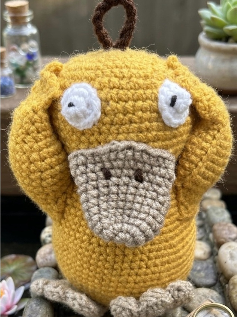 Handmade Psyduck character Plushie